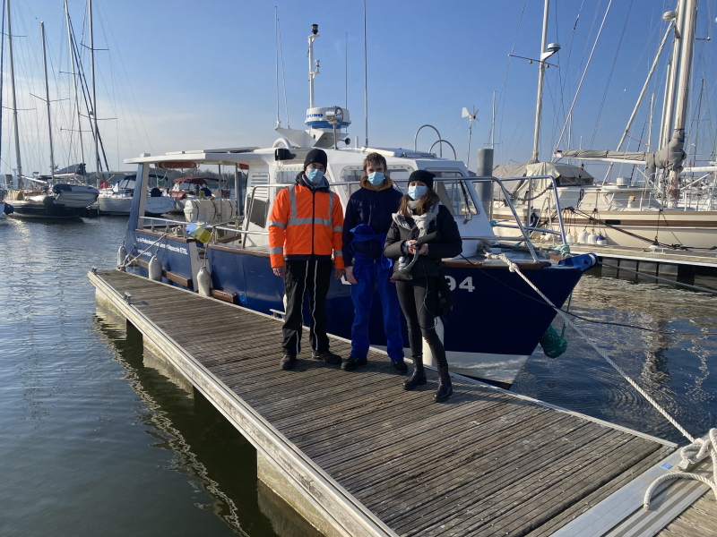 Reportage radio auprès des futurs marins du LPMA