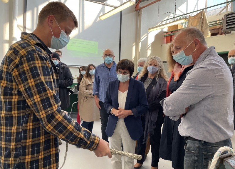La Ministre de la Mer visite le LPMA