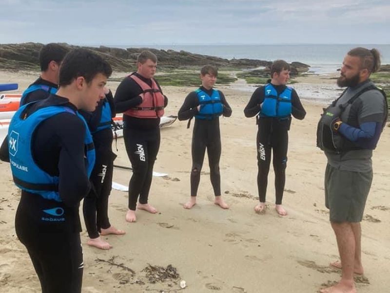 CAP 2 : une belle session de kayak à Quiberon