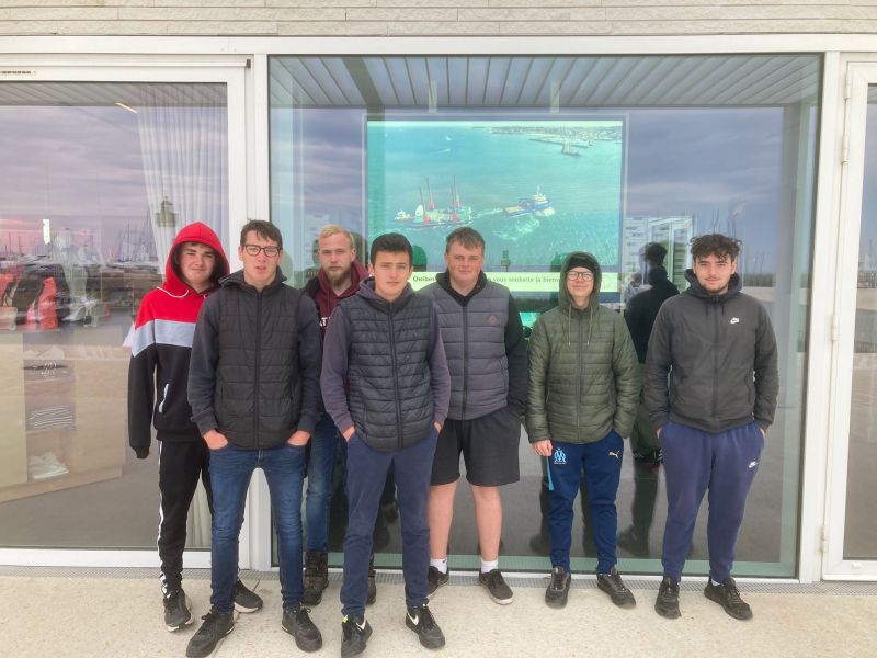 La classe de CAP 2 en visite à Quiberon