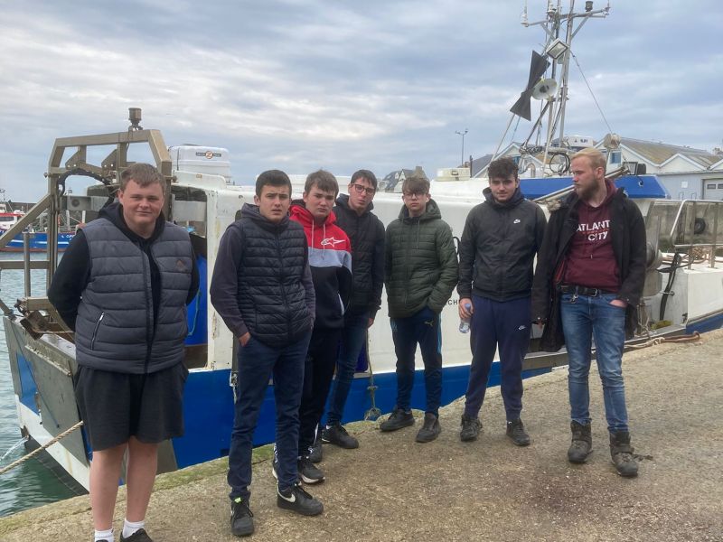 La classe de CAP 2 en visite à Quiberon