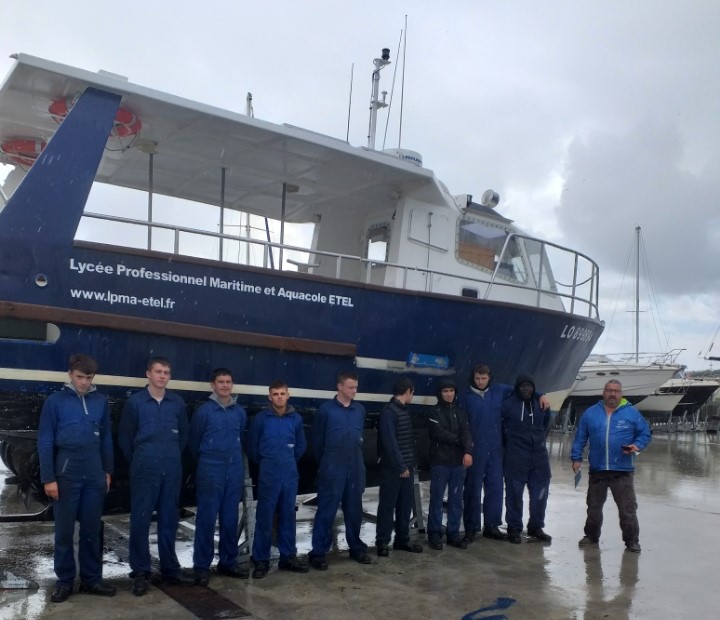 Le bateau école carèné par les élèves