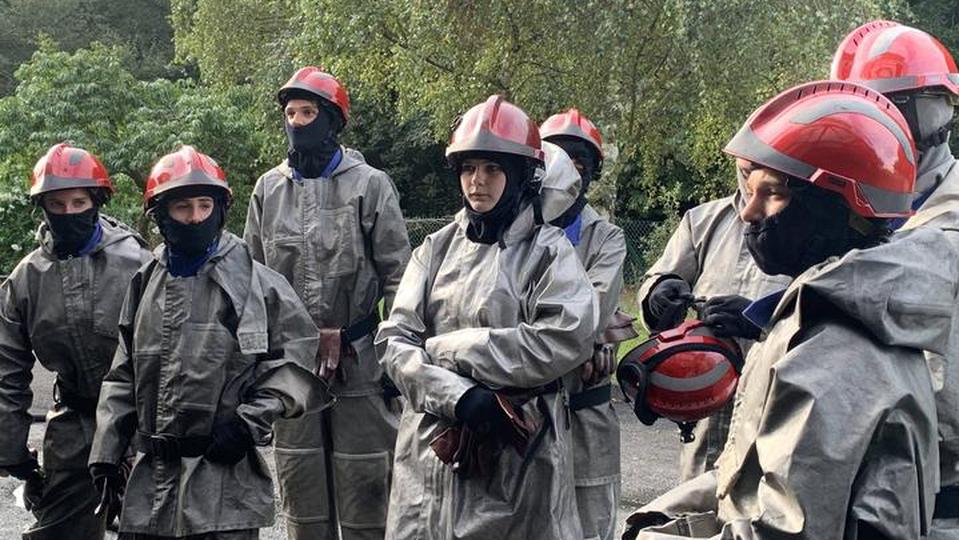 Formation de base à la lutte contre les incendies : les élèves de Seconde Maritime à Concarneau
