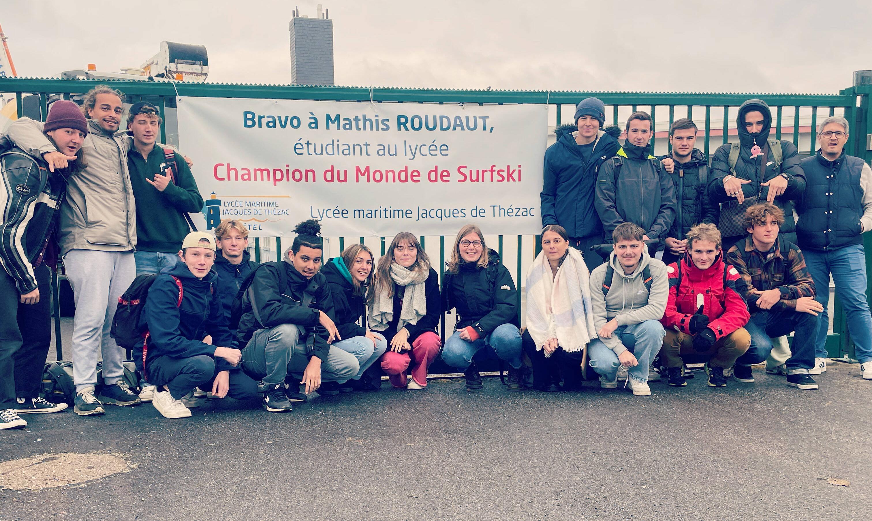 Un Champion au Lycée Maritime