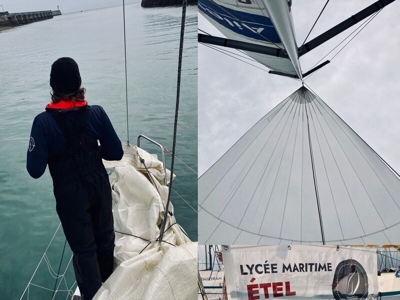 L'EQUIPAGE DU LPMA d'ETEL AUX SABLES D'OLONNE POUR RELEVER LE DEFI DES PORTS DE PÊCHE