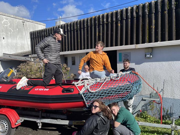 Le zodiac des pompiers de Lorient se refait une beauté