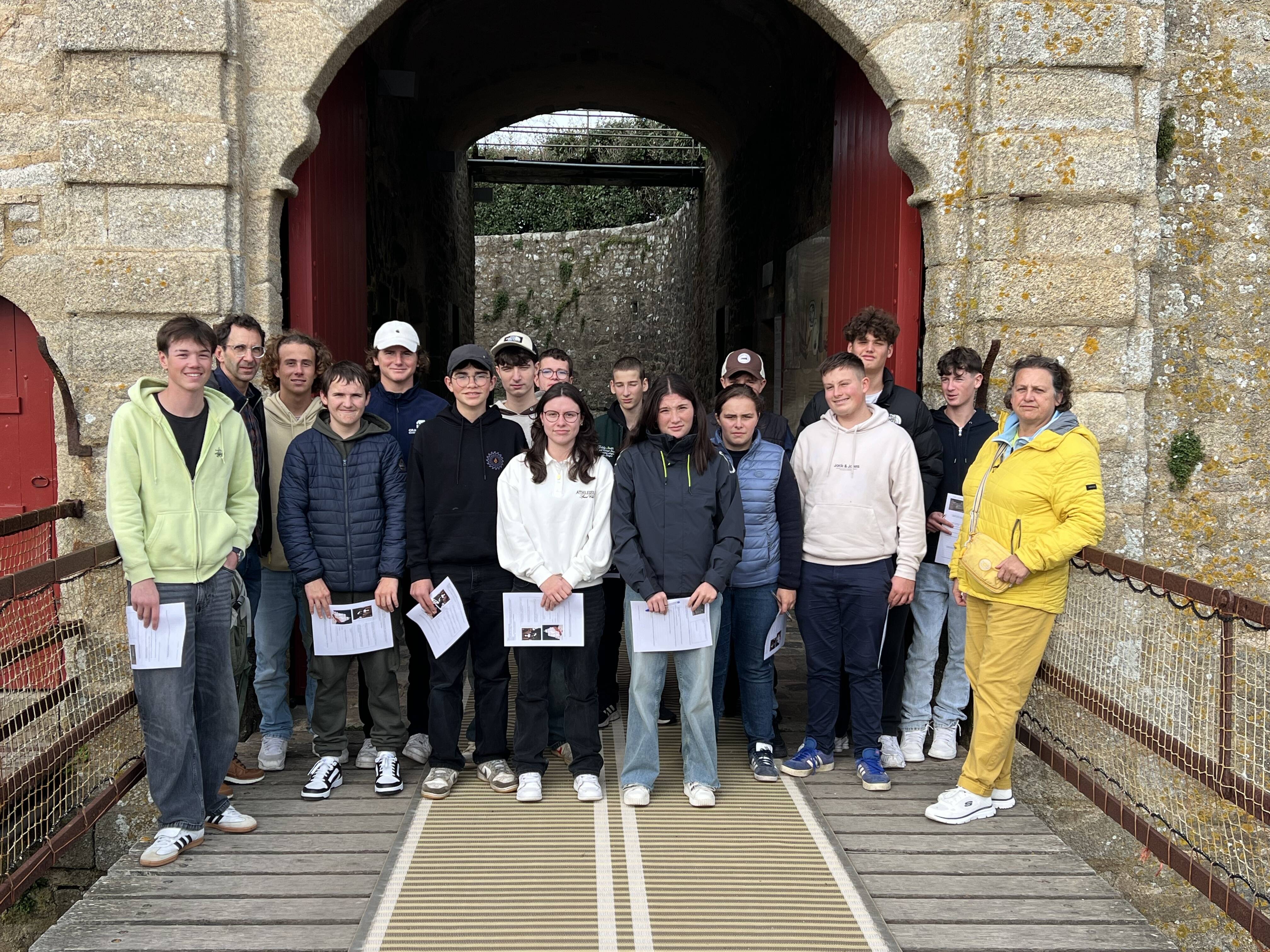 Les élèves de Seconde Maritime 2 visitent le Musée de la Compagnie des Indes à Port-Louis