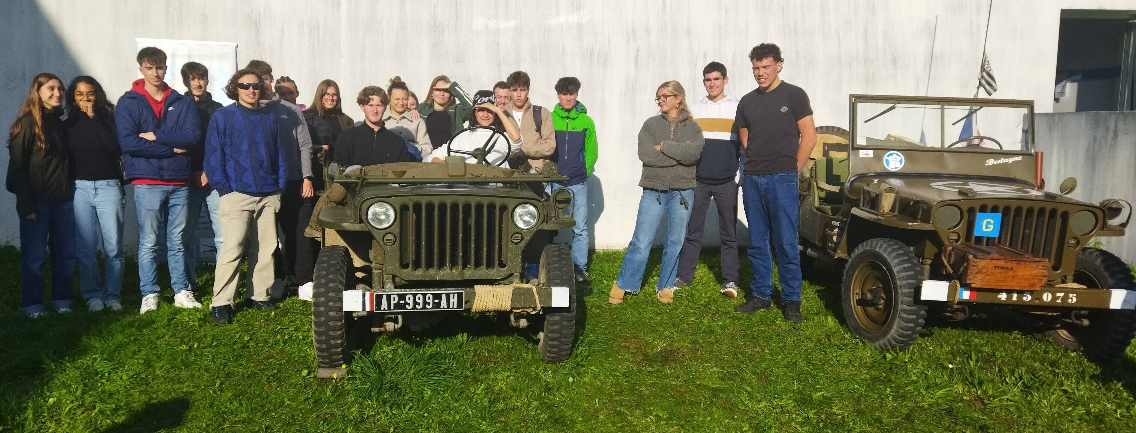 Les élèves du Lycée commémorent le début de la libération de la Poche de Lorient