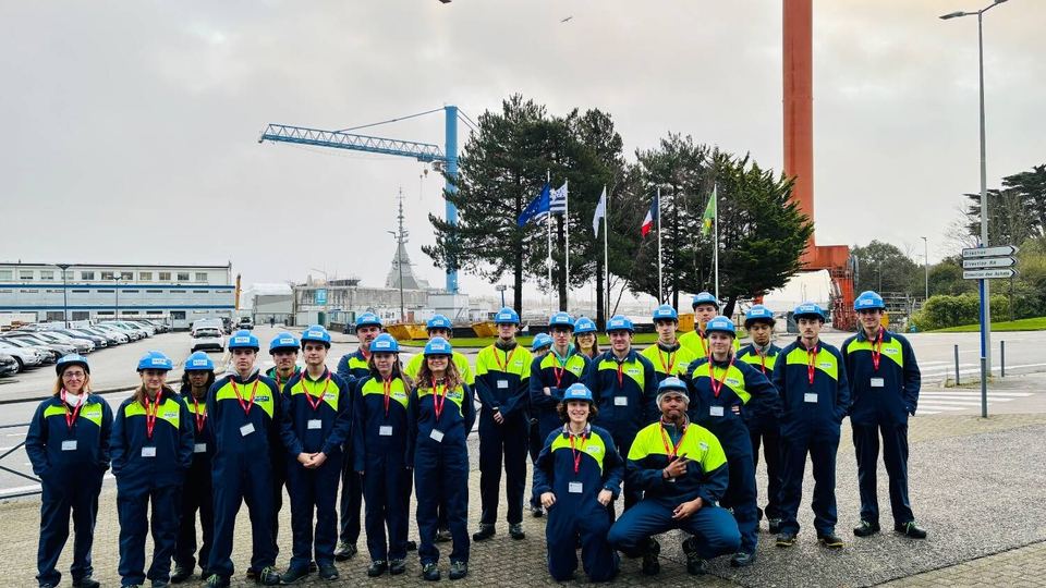Visite du site de Naval Group pour la classe de MAN