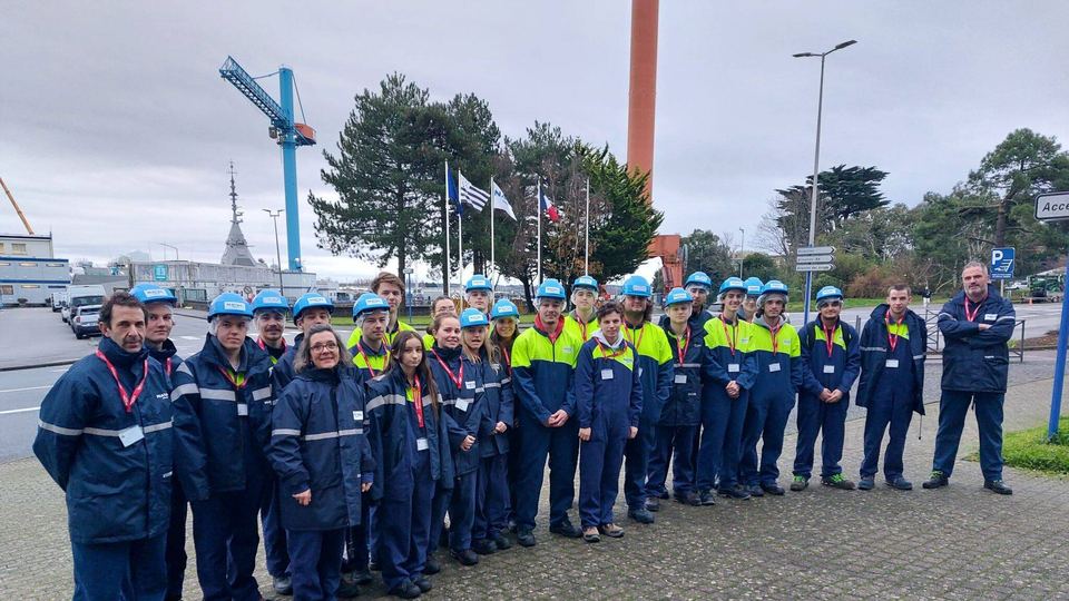 La classe de MAN en sortie à Naval Group