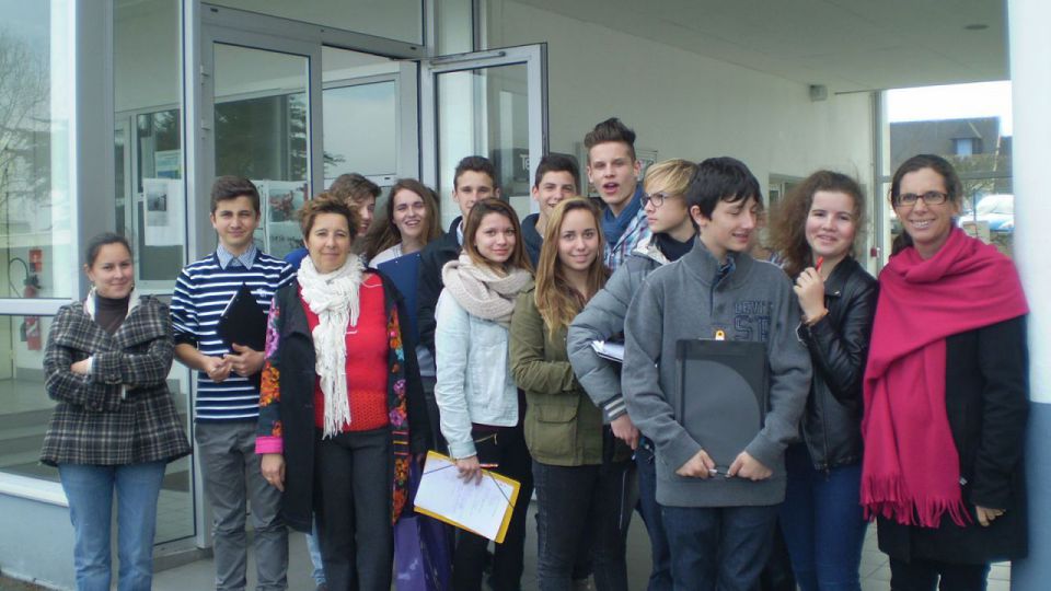 Une classe de troisième du lycée St Joseph de Redon en visite au lycée maritime