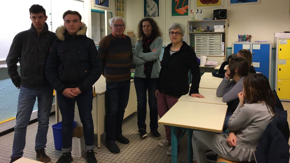 Rencontre avec des élèves du collège Jean Lurçat de Lanester