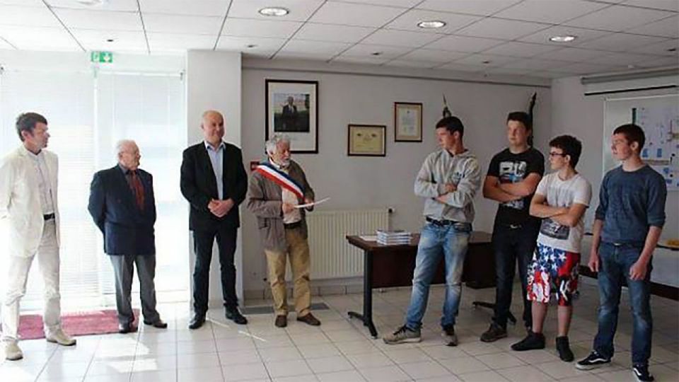 Quatre meilleurs apprentis de France au lycée maritime