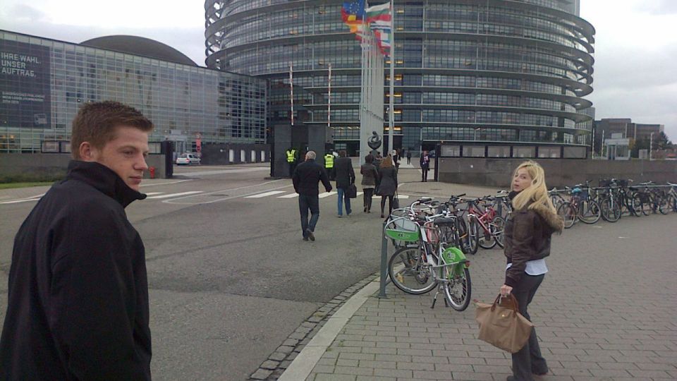Le lycee maritime avec Bluefish au parlement europeen