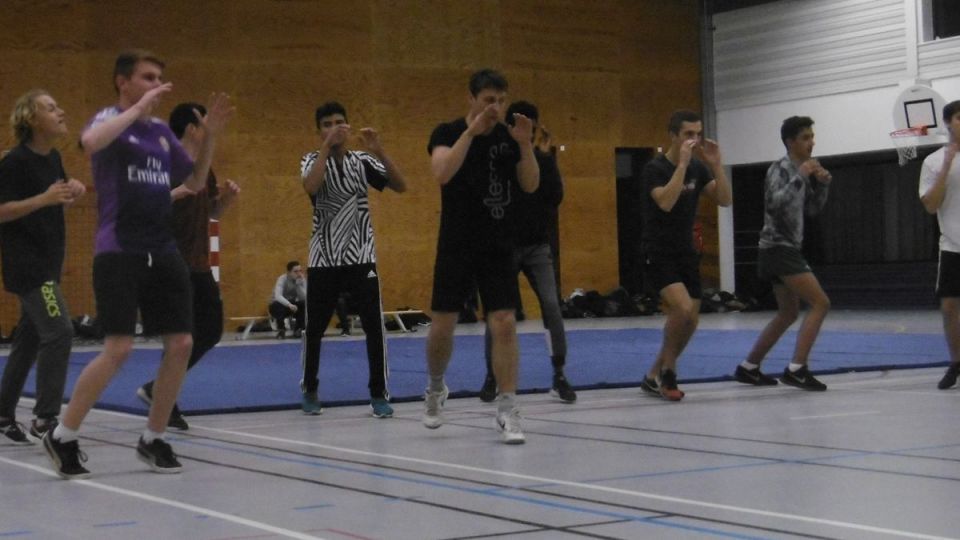 Initiation au Krav Maga pour les lycéens internes