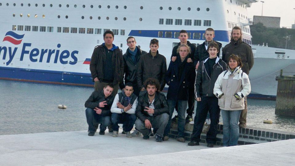 Sortie pédagogique de la classe de seconde EMM à bord de l'Armorique