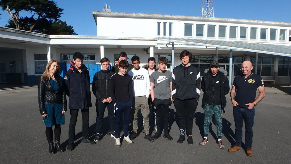 La classe de CAP matelot 1ère année prête à embarquer pour l’Angleterre