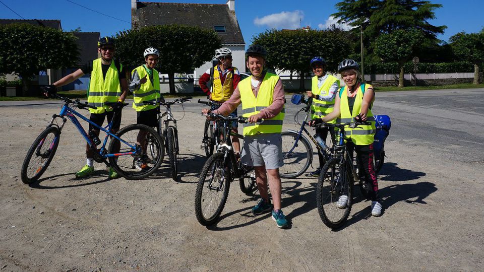 Sortie vélo pour clôturer les années passées au lycée maritime