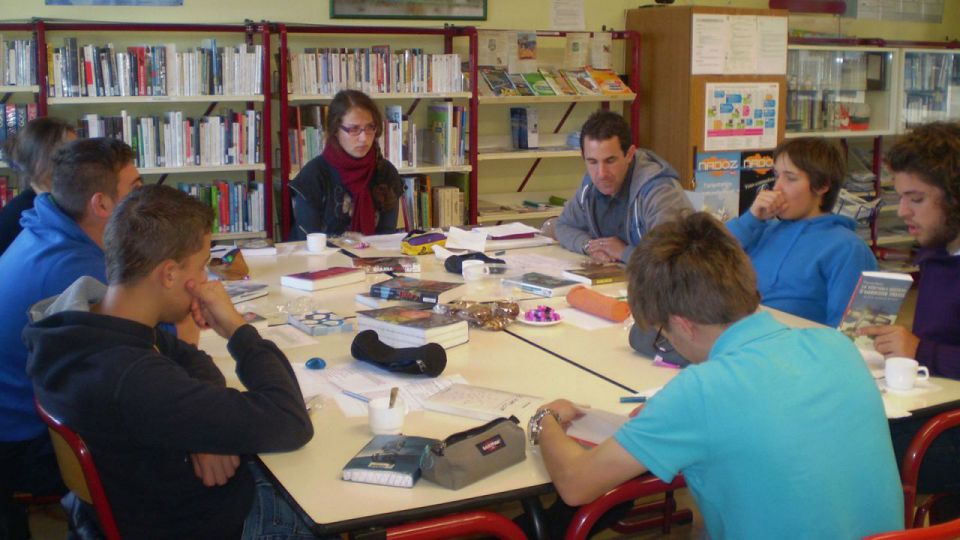 Café littéraire au CDI pour les 1ères bac pro cultures marines
