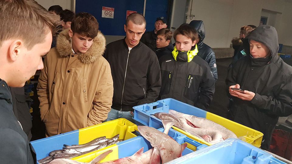 Visite du port de Keroman à Lorient pour la classe de seconde « Hériot »
