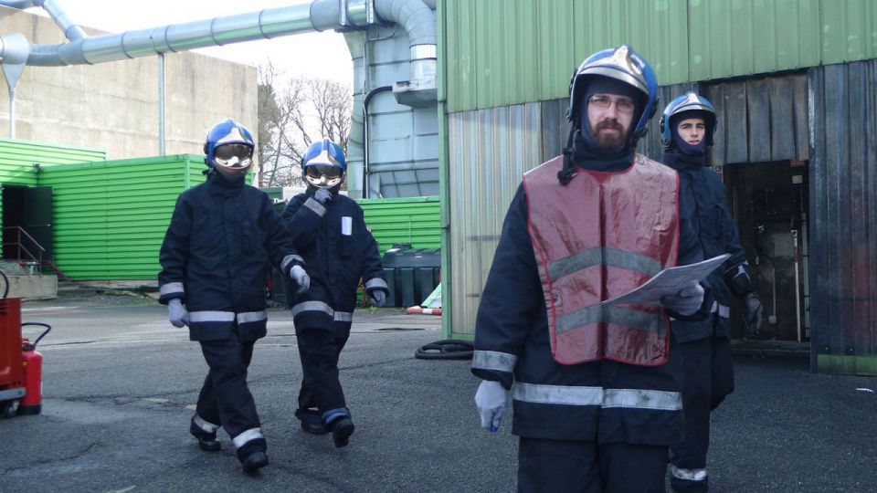 Stage feu pour les terminales électromécaniciens